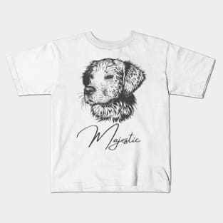 Fluffy Handsome Majestic Dog Kids T-Shirt